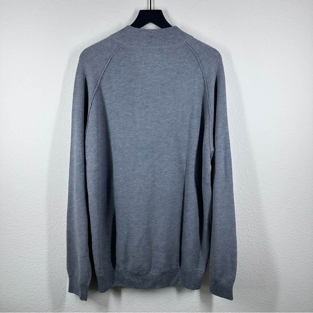 Peter Millar Crown Parkway Textured 3-Button Mock Neck Sweater XL NWT - Picture 12 of 12